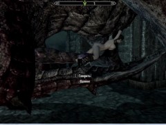 Skyrim porn! Dragon fucks a girl with his huge cock | PC Game