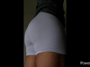Preview 4 of Femboy Trap Bubble Butt Fetish In Spandex and Panties Bulge