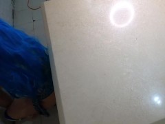 Video I fuck her on the table until i cum on her butt