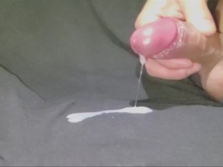 Pathetic small uncut micropenis prematurely ejaculates in slow-motion. Trying something new, enjoy!