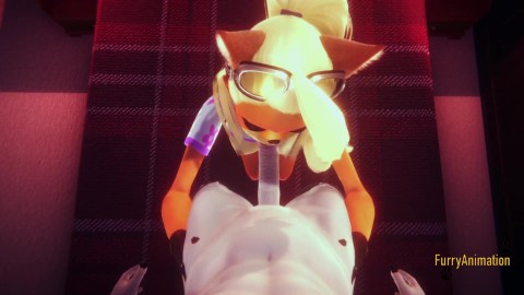 Crash Bandicoot Hentai Furry - Coco POV Blowjob