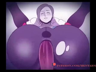 animation, hentai, uncensored, anal