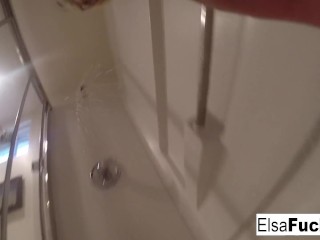 Tiny blonde_teen babe_loves touching herself