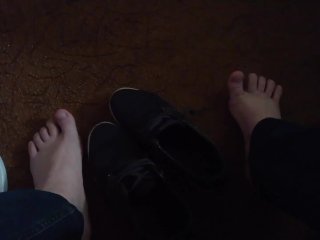feet, masturbation, cumshot, лижет ноги