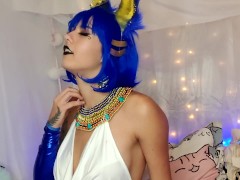 Ankha Swallows Goddess Sacrifices! FULL (Soft Vore, Neck Fetish)