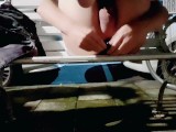 【Corssdresser】outdoor anal and peeing
