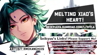 Genshin Impact R-18 ASMR расплавляет МИЛОЕ сердце Цундере Сяо! Art: Twitter @mikanchiis