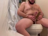 HORNY WHITE BOY FUCKING HIMSELF WITH HIS DILDO