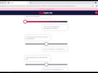 SexType.Me Survey Playthrough