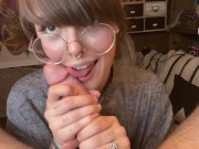 Preview 3 of Skillful Cute Hipster Teen Eager to Show Artistry on a Cock