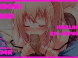 HABLO EN JAPONES CON LA BOCA LLENA GIMIENDO HASTA LA GARGANTA ASMR THROAT SOUND ADORABLE DIRTY MOAN