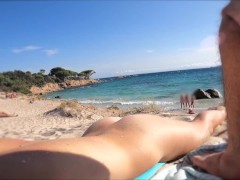 Video SEX OUTDOOR PUBLIC BEACH couple caught masturbating each other at the beach We are being watched