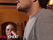 Preview 1 of She Will Cheat - Horny Christie Stevens Wants To Fuck Her Stepson In Front Of Her Husband