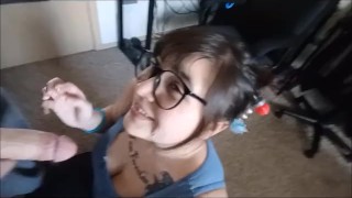 Sucking Dick And Taking Cum Is Mei From Overwatch