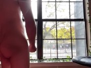 Preview 5 of Jerking With The Window Open For Anyone To See!!!