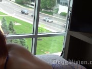 Preview 6 of Big Butt Cuckold Wife Enjoys BBC in Window