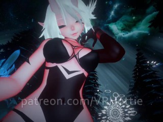 Succubus Demon Neukt Je in Magische Bosdom Buiten Openbare Femdom POV Lapdance VRChat