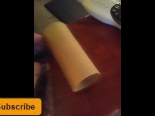 DIY pocket pussy: incase your in a jam.