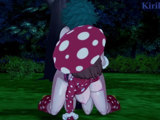Kinoko Komori andIzuku Midoriya have deep fucking in the park. - My Hero_Academia Hentai