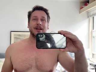 MenOver30 - Hans Berlin Jerking His Uncut Meat Outdoors