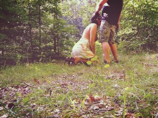 This Is theOnly Way to Treat a Submissive Slut Wife...Humilation Golden Piss Outdoor_Collar Leasher