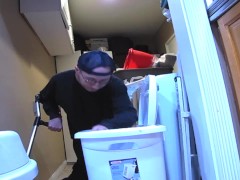 Step Bro Does Laundry But No One Gets Stuck