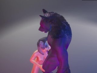 French Style_Sex with Furry Werewolf_Dog Cock 3d Porn Wild_Life