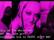 Preview 1 of The Story of The White Boi that met the cute girl that Introduces him to TASTY JUICY BBC