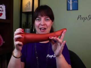 Toy Review - SquarePegToys® Squirm SuperSoft Silicone Cone Anale Plug Met Dank Aan Peepshow Toys!