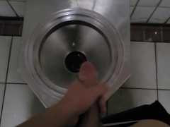 masturbation in a public toilet in Germany