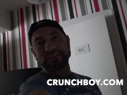 Preview 5 of french slut creampied in jockstrap bareback by daddy master huge cock for crunchboy