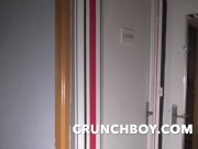 Preview 6 of french slut creampied in jockstrap bareback by daddy master huge cock for crunchboy