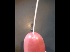 Close up cumshot