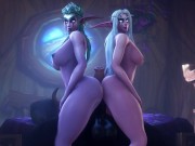 Preview 4 of Tyrande Whisperwind ans Tauren ass work - Warcraft (noname55)