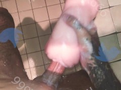 I put it through her vagina and it comes out of her mouth