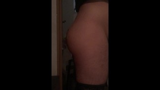 Fucking my butthole with 7 inch dildo