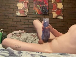 Your Good Boy Moans about your Pussy while Fucking a Fleshlight