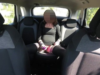 Dogging my wife in public car parking squirting and fucking an voyeur Caught by people – MissCreamy