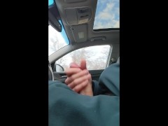 Jacking off while driving - Screenshot 4 of 16 - Public