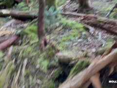 Video Big Boobs Hiker gets Creampie Pussy on Mushroom Mountain - Molly Pills - POV 4K