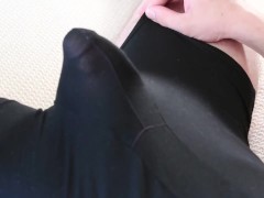 Flexing My Bulge in my Silk Singlet