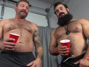 Preview 3 of Handsome Hunk Colby Jansen Jerks Off Dick With Bearded Jax