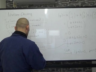 Solução Para Exercício 2.1, Nielsen-Chaung, Computação Quântica e Informações Quânticas