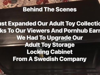 視聴者とpornhubの収益のおかげで、常に拡大している大人のおもちゃコレクション