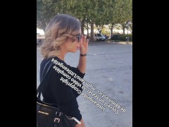 Littleangel84 - Exhib à Montpellier et creampie chaud dans le camping car ! Teaser S05E02