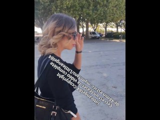 Littleangel84 - Exhib à Montpellier et creampie chaud dans le camping car ! Teaser S05E02