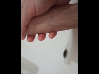 Quick Masturbation in Hotel Shower