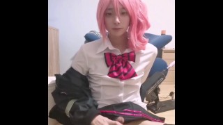 Mp7 Cross-Dressing Cosplayer Got Fucked Hard