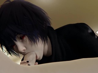 Tokyo Ghoul: Touka Gets a Massage at the Cafe Club