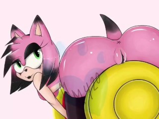 Pintura Rápida: Amy Rose Sonic Fanart